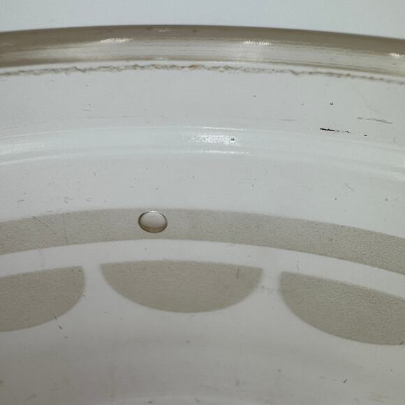 Vintage PYREX Etched Casserole Dish Half Moon Pattern 023-623B 1935-1938 8" - Picture 4 of 7